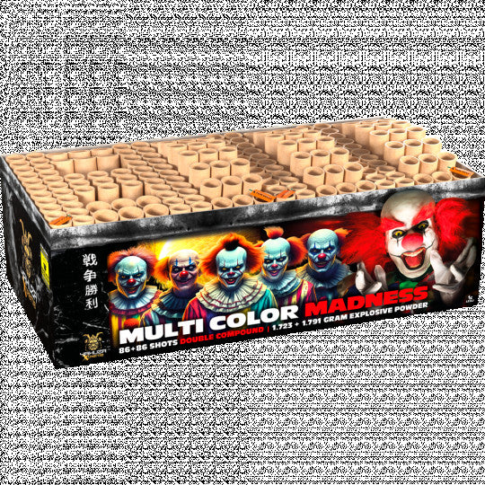 Multi Color Madness, 172-Schuss-Verbundfeuerwerk