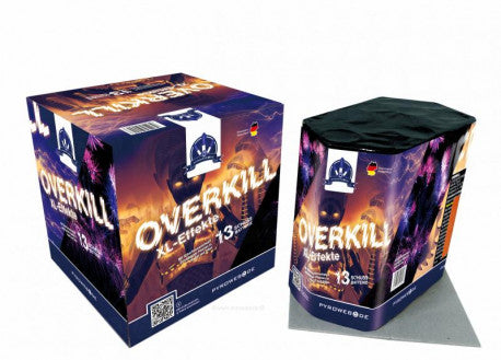 Overkill, 13 Schuss Feuerwerks-Batterie (Kal. 30mm)
