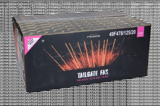 Tailgate Fan, 100 Schuss Batterie