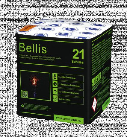 Bellis, 21 Schuss Batterie