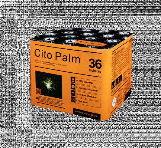 Cito Palm, 36 Schuss Batterie