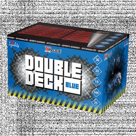 Double Deck Blue, 36-Schuss-Fächerbatterie