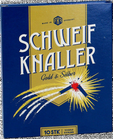 FKF Schweifknaller gold/silber 10er Packung