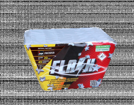 Flash, 49-Schuss-Fächerbatterie