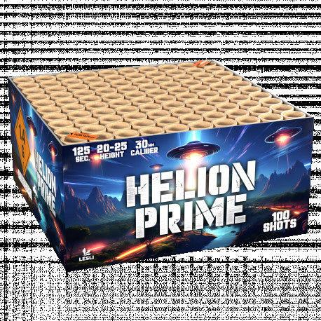 Helion Prime, 100-Schuss-Verbundfeuerwerk im Käfig