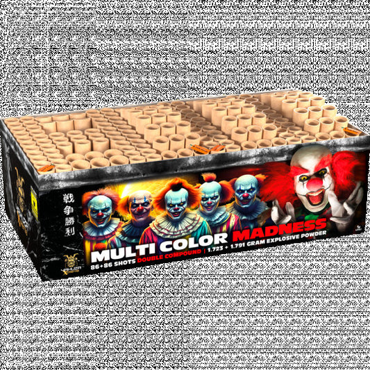 Multi Color Madness, 172-Schuss-Verbundfeuerwerk