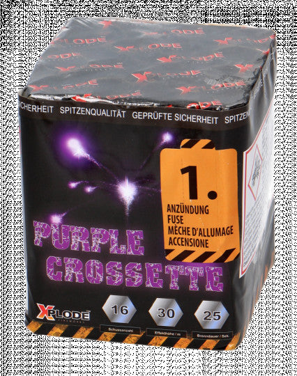 Purple Crossette, 16 Schuss Batterie