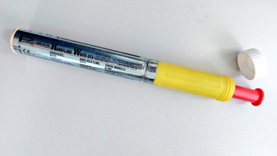 PyroPol Handfackel CF3 weiß