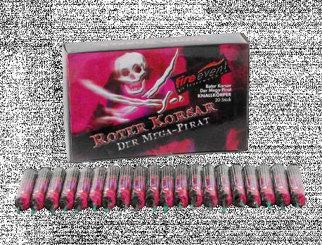 Roter Korsar - 20er Pack (Corsair-Böller)