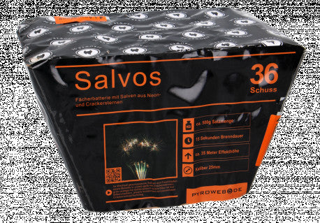 Salvos, 36-Schuss-Fächerbatterie