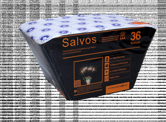 Salvos, 36-Schuss-Fächerbatterie